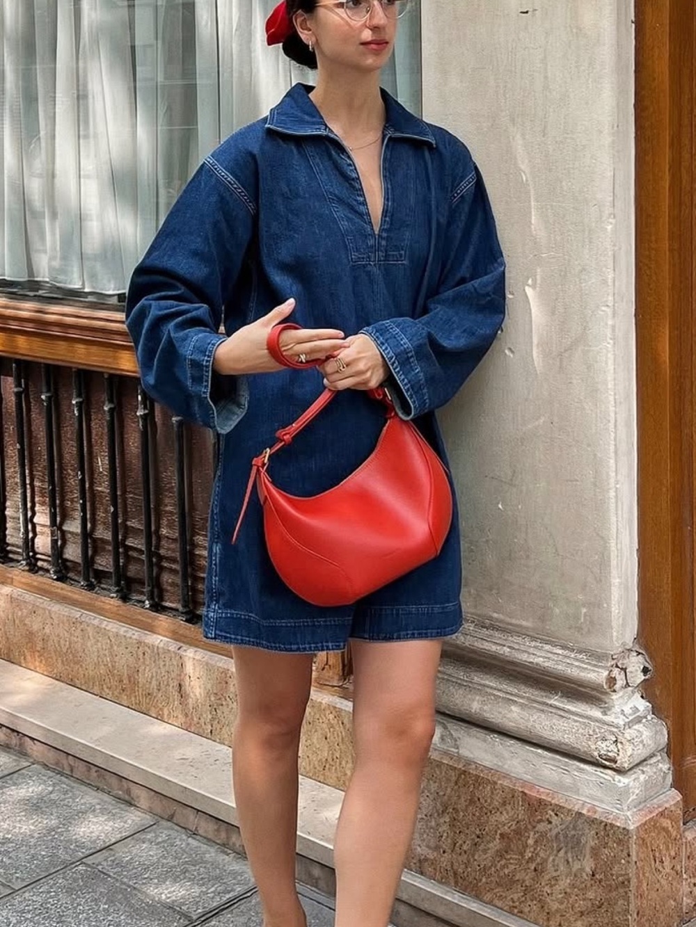 Arket Denim Tunic Dress